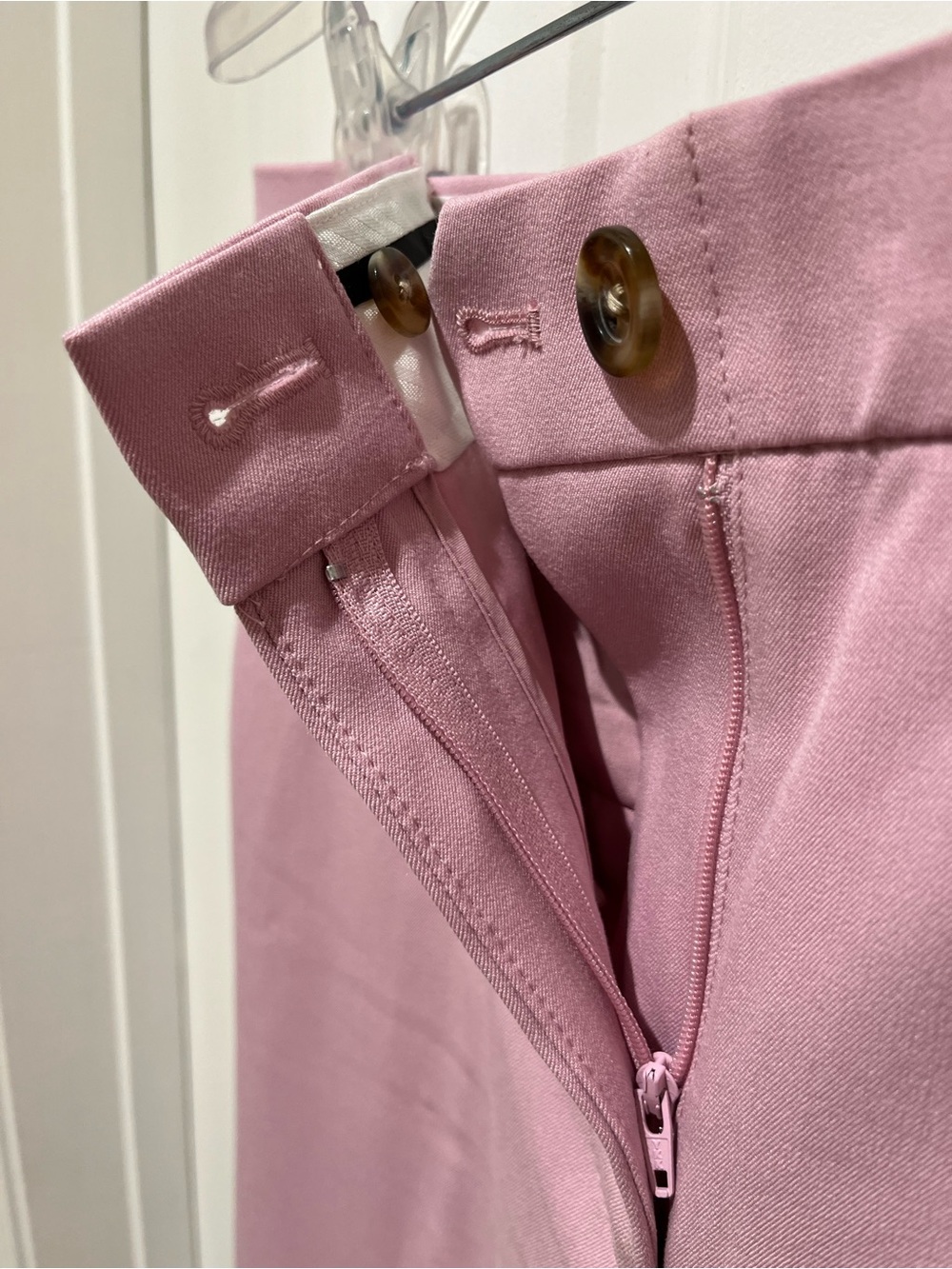 NWOT Ann Taylor Perfect Wide-Leg Pants in Dusted Orchid Size 6 - Picture 7 of 12